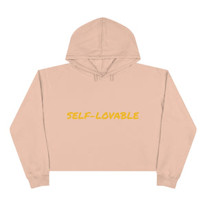 Self-Lovable Crop Hoodie