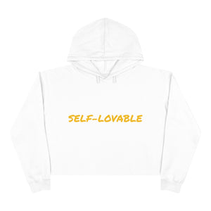 Self-Lovable Crop Hoodie