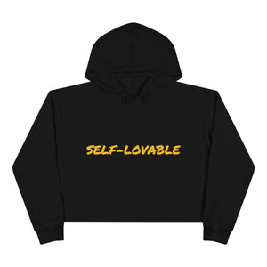 Self-Lovable Crop Hoodie