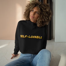 Self-Lovable Crop Hoodie